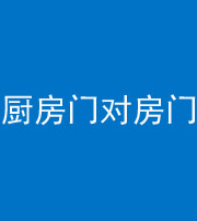 益阳阴阳风水化煞九十五——厨房门对房门